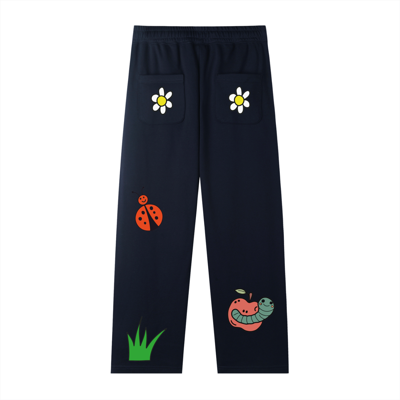 'Step By Step' Unisex Straight-Leg Sweatpants