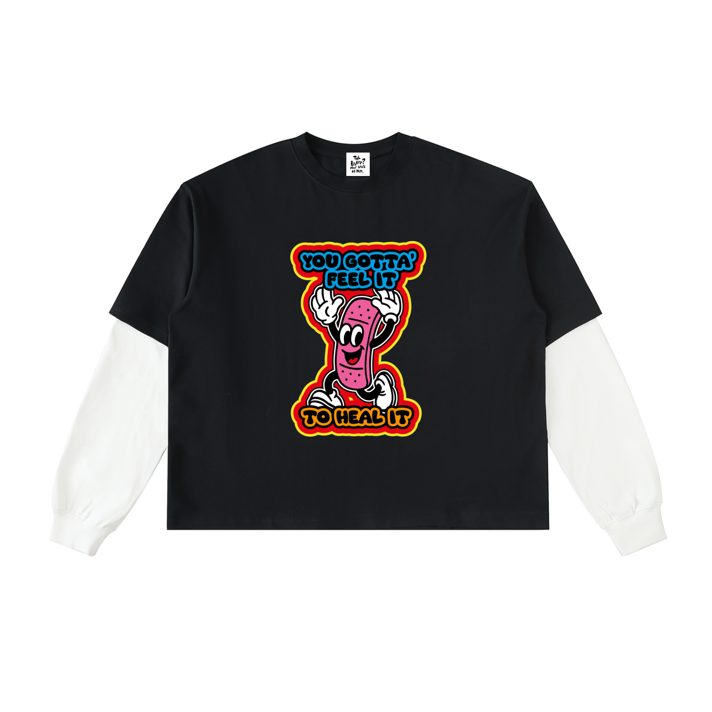 'Heal It' Layered Sleeve T-Shirt