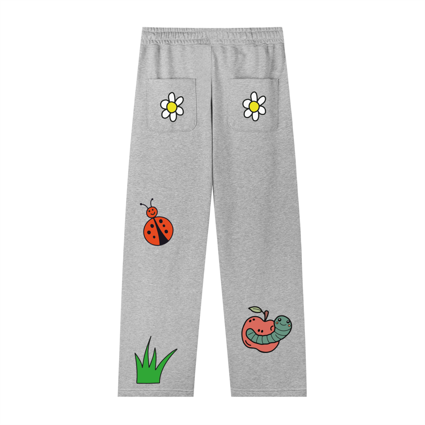 'Step By Step' Unisex Straight-Leg Sweatpants